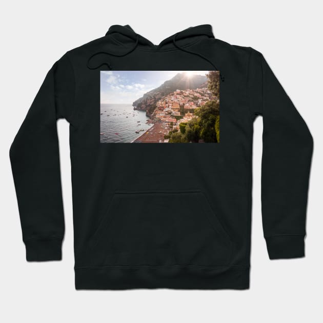 Amalfi Coastline Hoodie by jswolfphoto